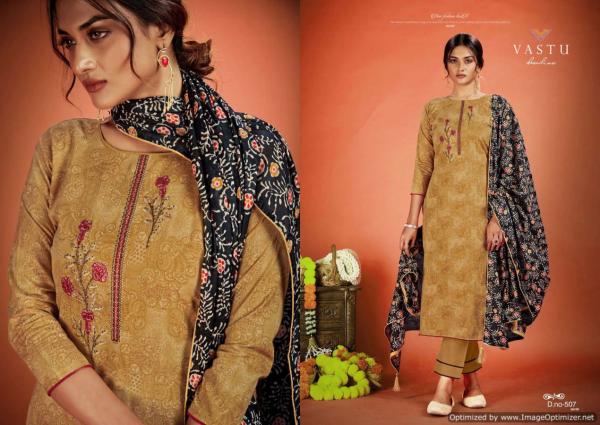 Vastu Netra Vol 5 Cotton Printed Kurti Bottom With Dupatta